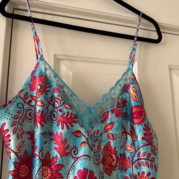 Dlicates Women's Blue and Red Flower Dress - Picture 2 of 4